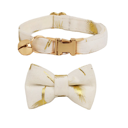 Cute Bell Bow Scarf Pet Collar