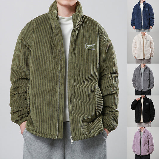 Corduroy Cotton-padded Coat