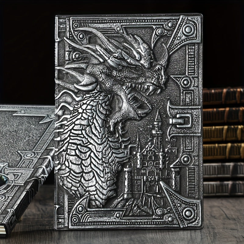 Vintage Embossed Dragon Notebook