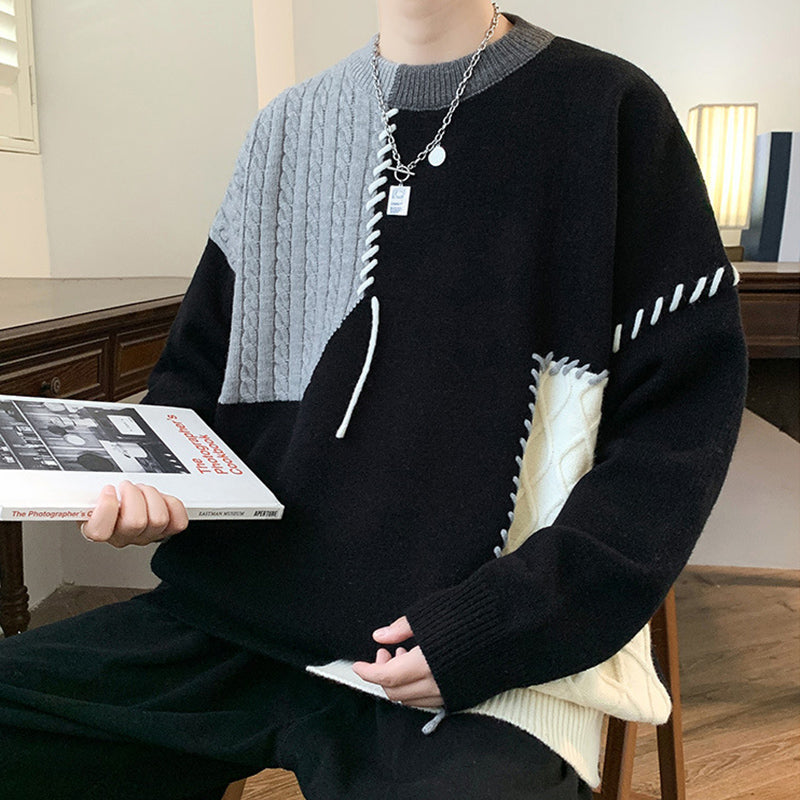 Colourblock Pullover Sweater
