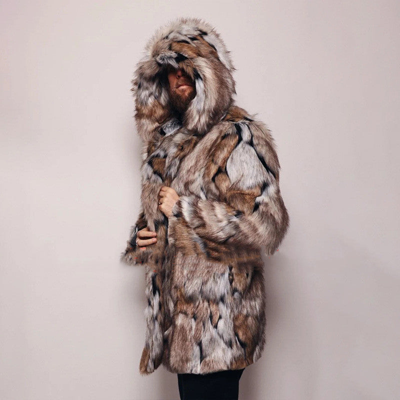 Men's Long Fur Coat