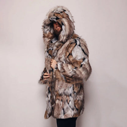 Men's Long Fur Coat
