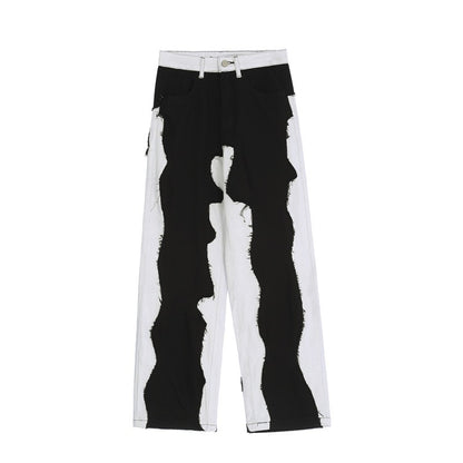 Black And White Rework Jeans