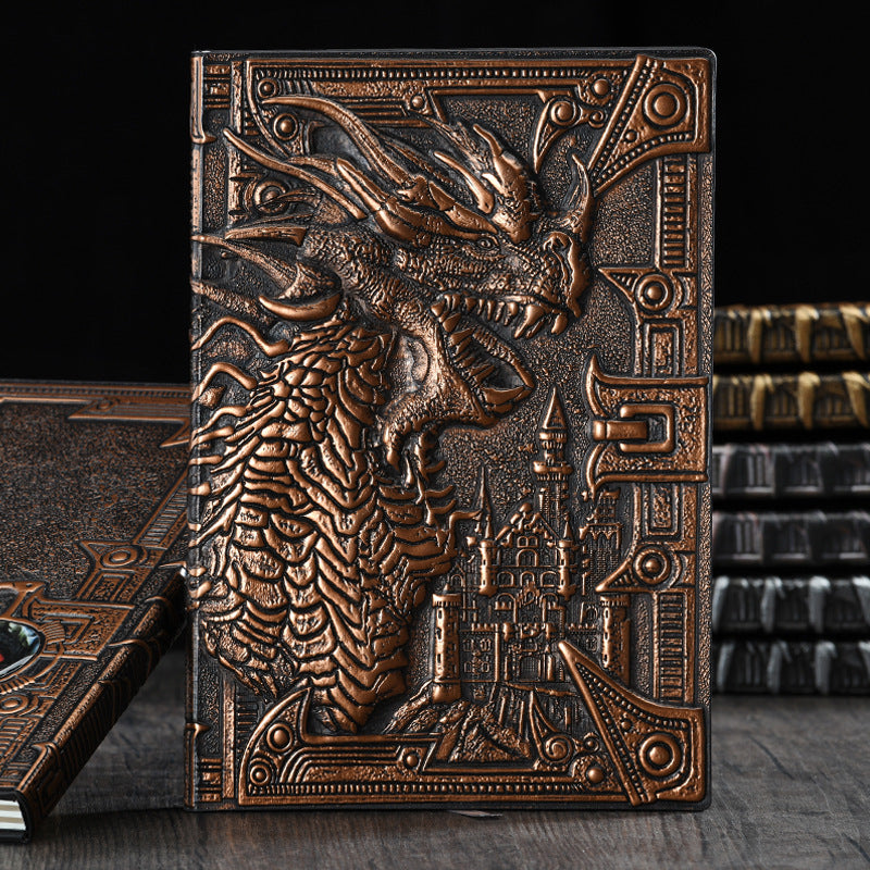 Vintage Embossed Dragon Notebook
