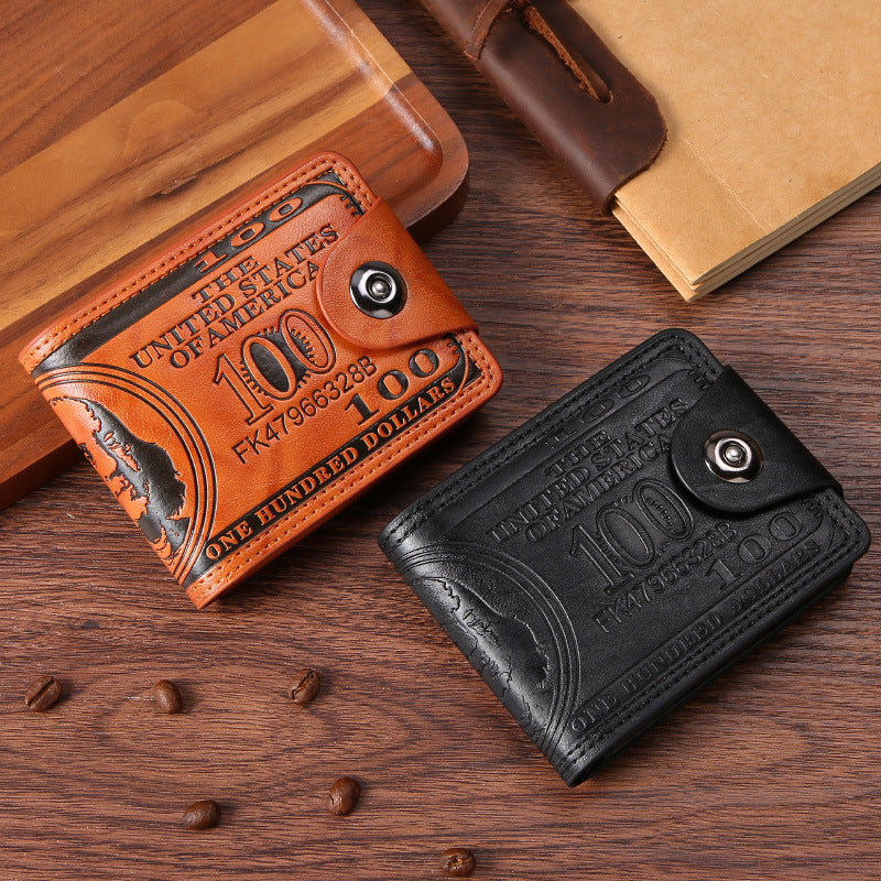 Two-fold Premium Buckle Wallet