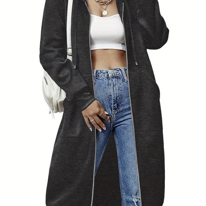 Women'S Casual Long Hoodie Sweatshirt