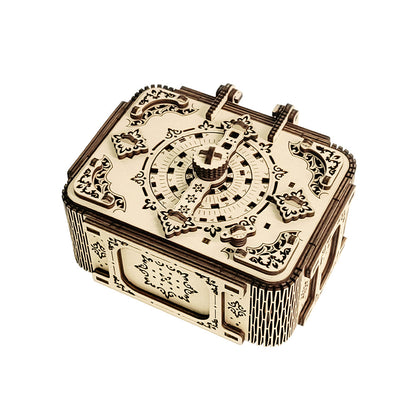 Stereo Jigsaw Wood Jewelry Box