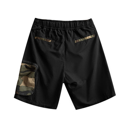 Multi Pocket Camo Cargo Shorts