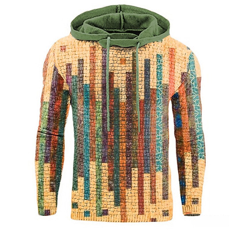 Sportswear Print Men Hoodie