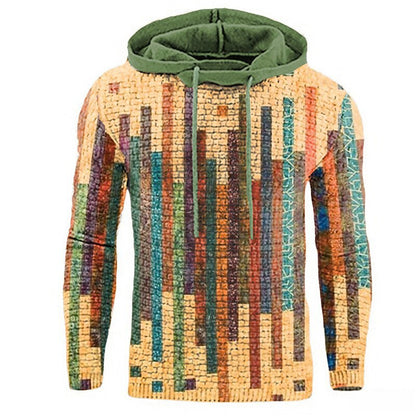 Sportswear Print Men Hoodie