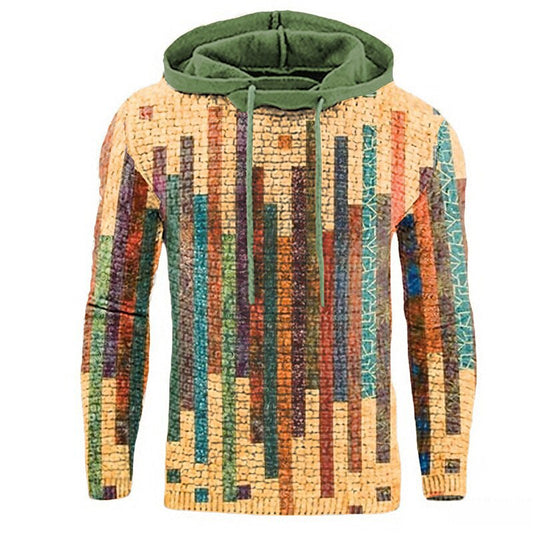 Sportswear Print Men Hoodie