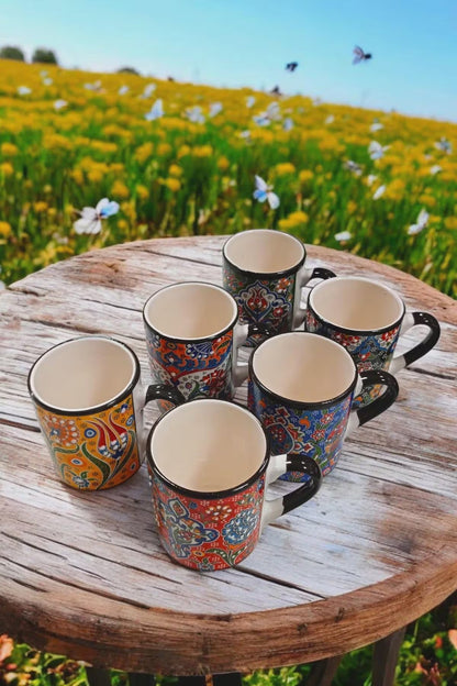 Handmade Ceramic Ethnic Mugs