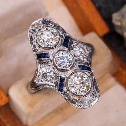 Vintage Geometric Ring