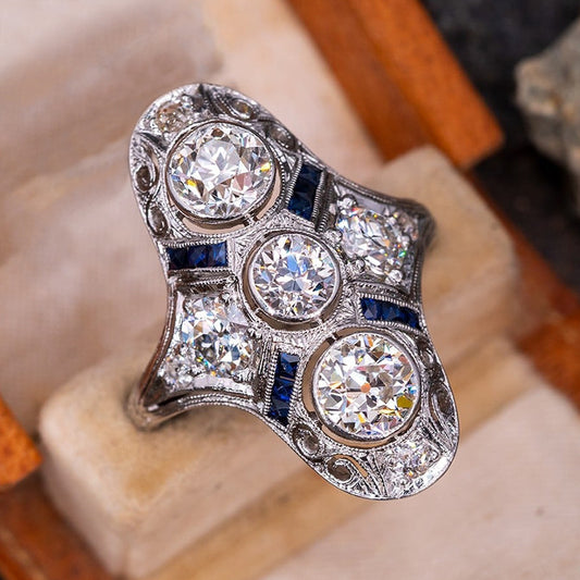 Vintage Geometric Ring