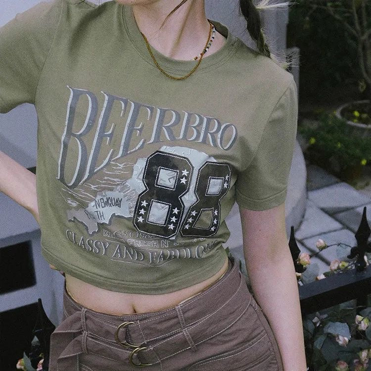 Camo Patch Cotton Tshirt
