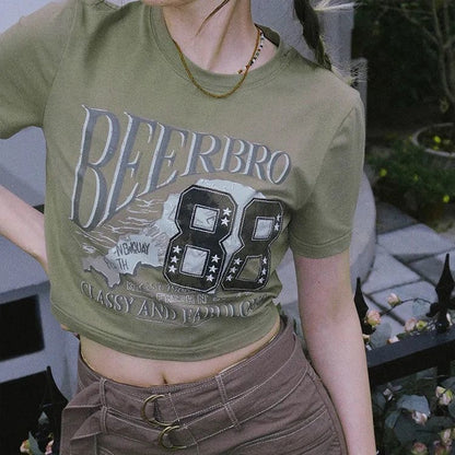 Camo Patch Cotton Tshirt