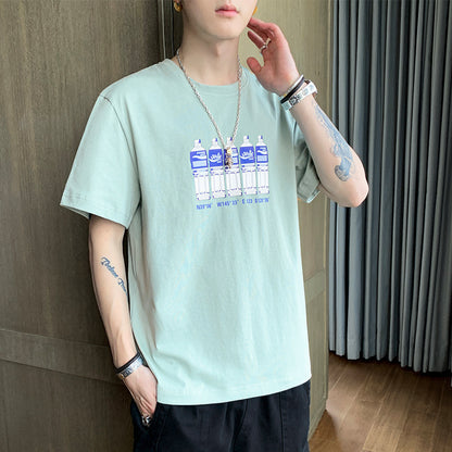Loose Boys' Trendy Cotton T-shirt