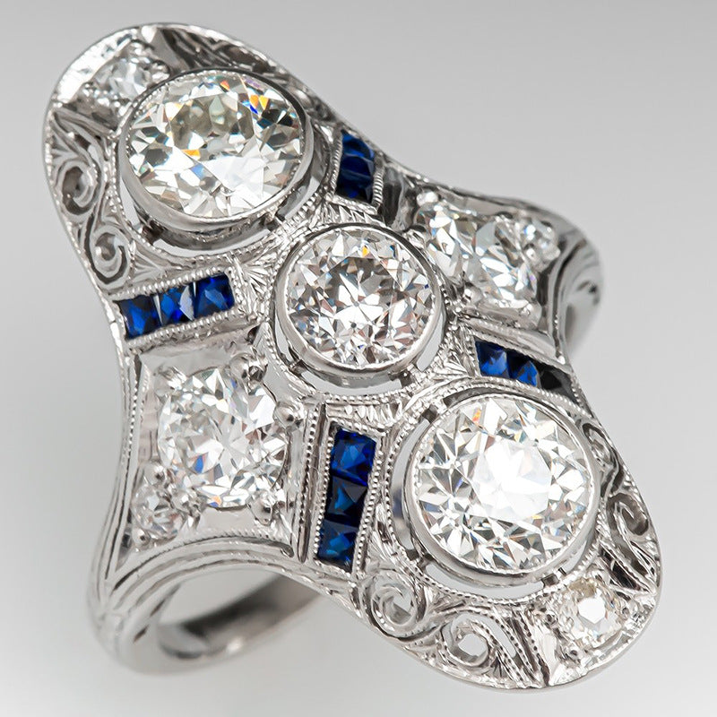 Vintage Geometric Ring