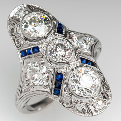 Vintage Geometric Ring