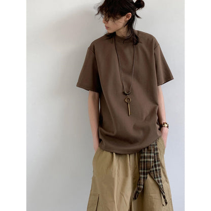 Short-sleeved Men's Crew Neck T-shirt