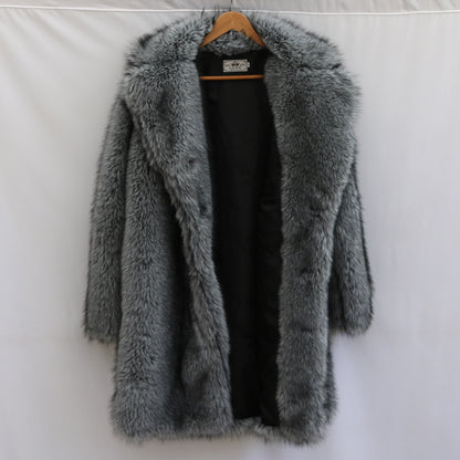 Men's  Fox Fur Long-cut Coat