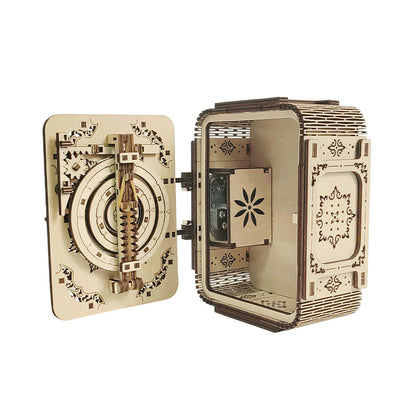 Stereo Jigsaw Wood Jewelry Box