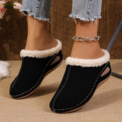 Plush Wedges Sandals