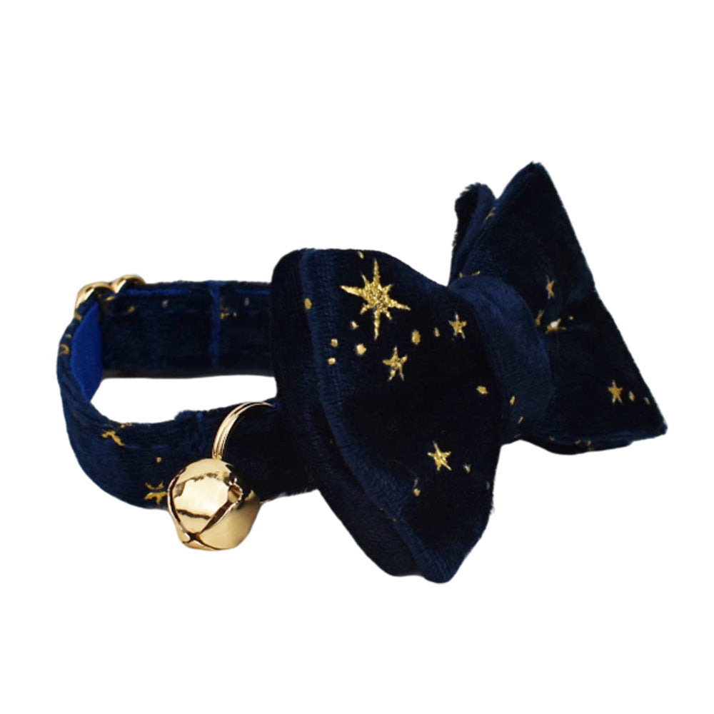 Cute Bell Bow Scarf Pet Collar