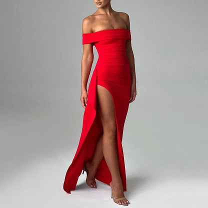 Slit Party Dress