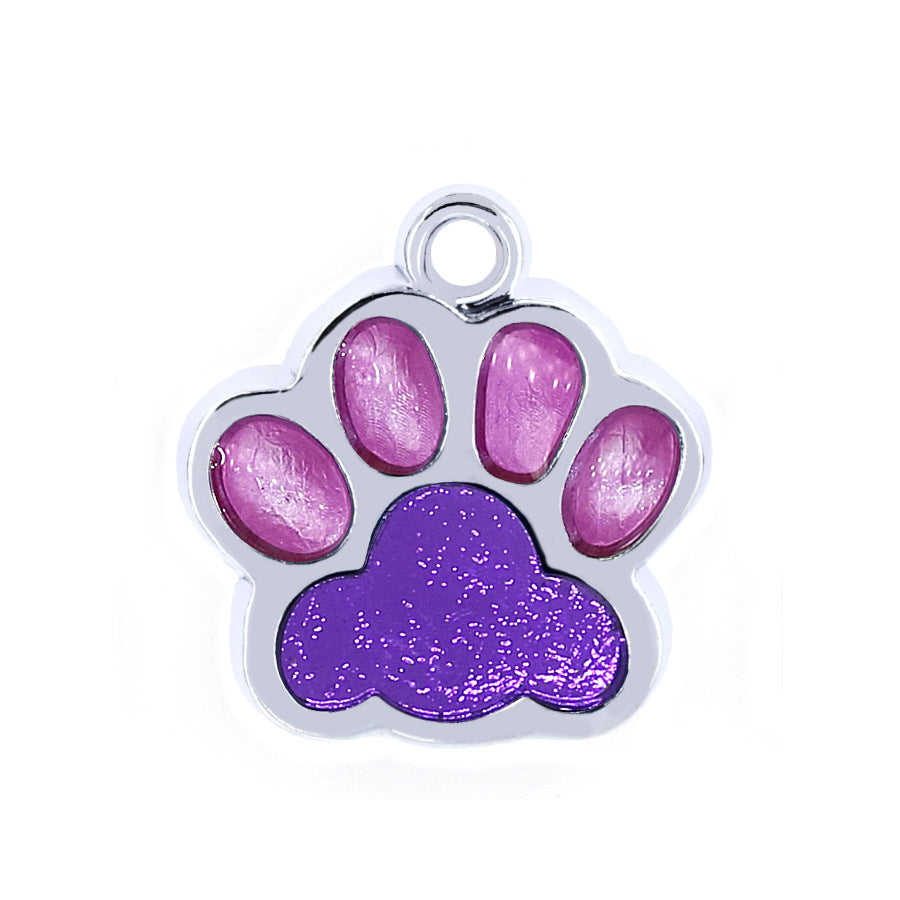 Footprint pet tag