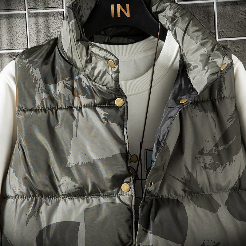 Men's Down Camo Vest