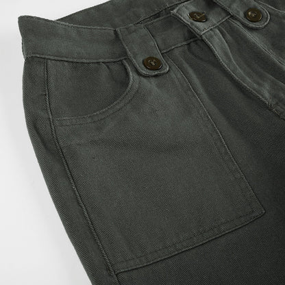 Army Straight-leg Pants Women