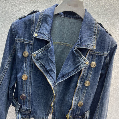 Denim Button Jacket