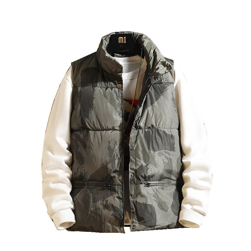 Men's Down Camo Vest