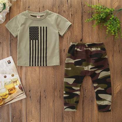 Little Kids' Summer Camouflage Suit