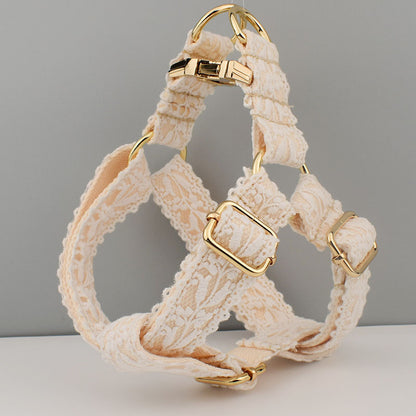 Leaf Lace Pet Metal Collar