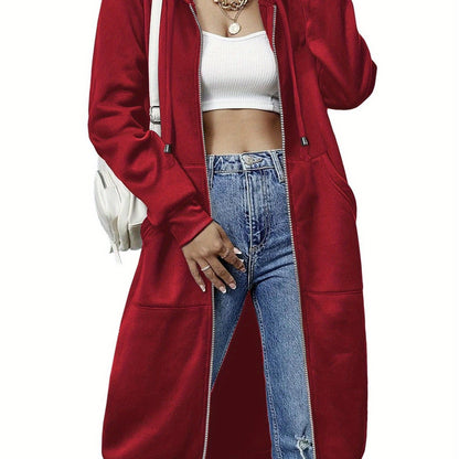 Women'S Casual Long Hoodie Sweatshirt