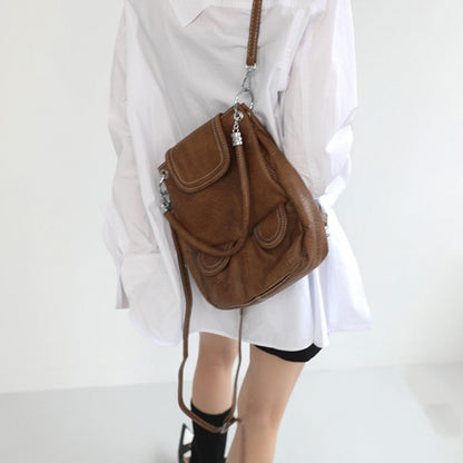 Saddle Vintage Brown Crossbody Backpack