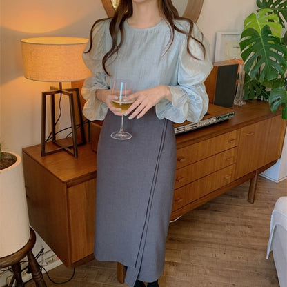 Women's Lantern Sleeve Blouse