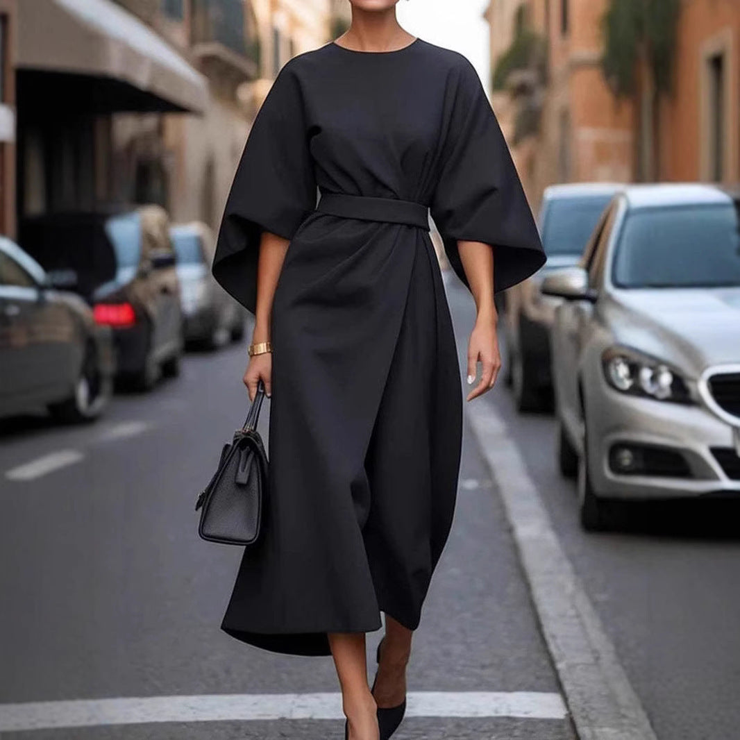 Batwing Sleeve Dress