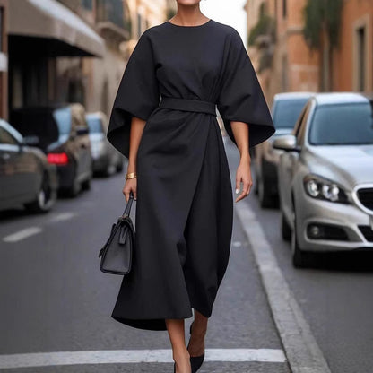 Batwing Sleeve Dress