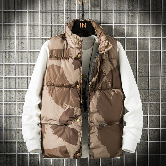 Men's Down Camo Vest