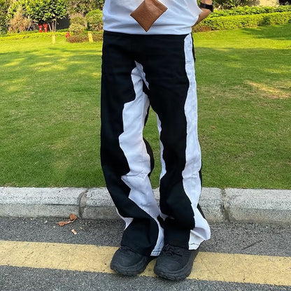Black And White Rework Jeans