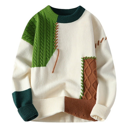 Colourblock Pullover Sweater